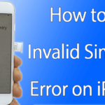 Invalid SIM Card iPhone